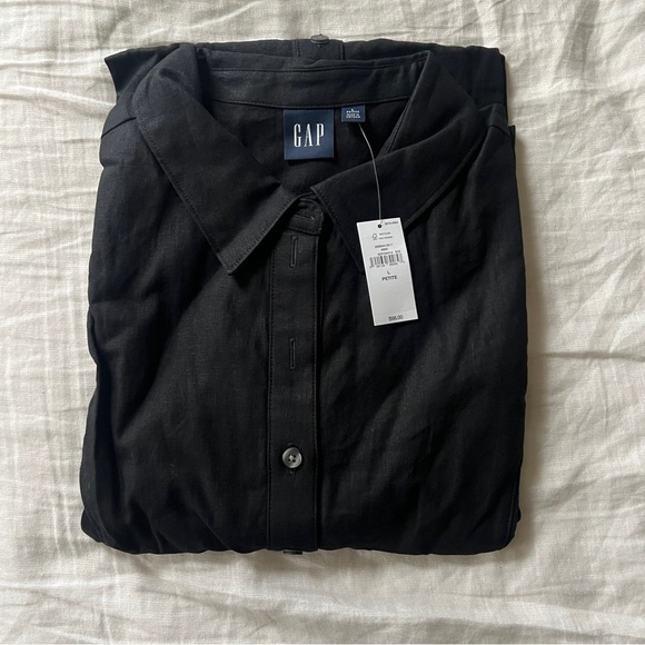 Gap Linen-Blend Midi Shirtdress - Picture 3 of 7